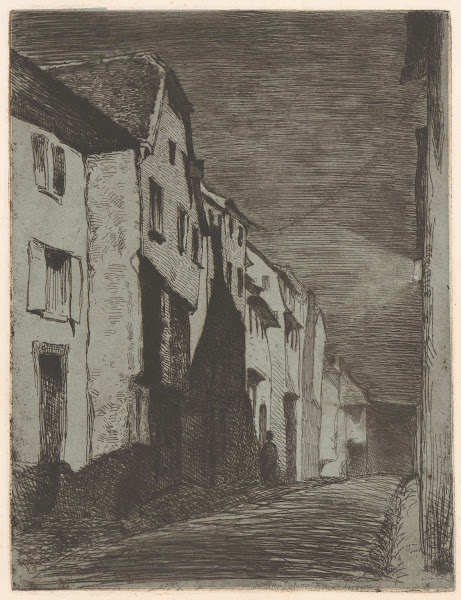 Street at Saverne 1858