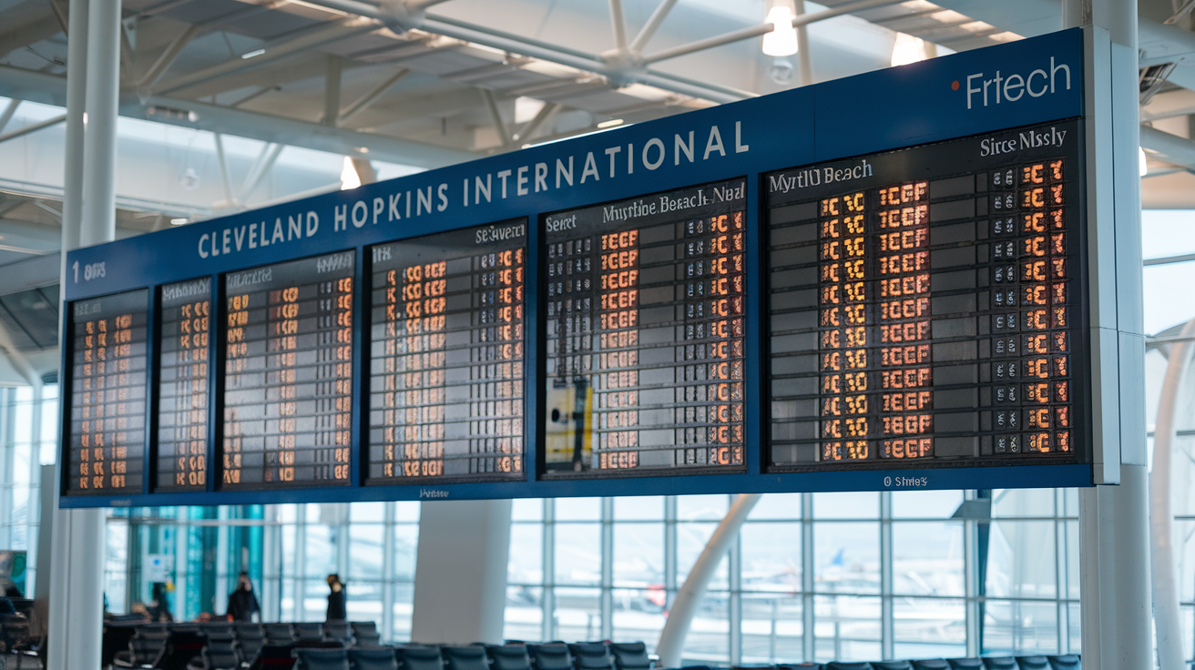 Airlines Flying Cleveland to Myrtle Beach