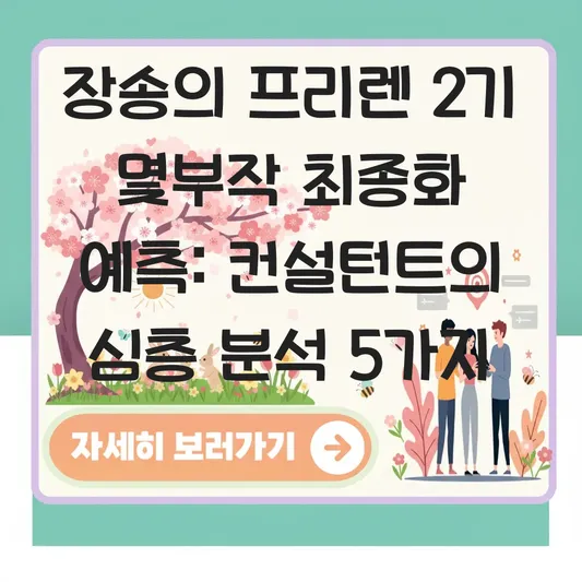 장송의 프리렌 2기 몇부작 최종화 예측