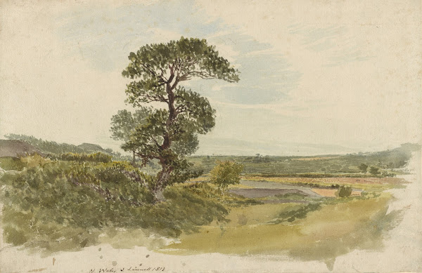 A Landscape in Snowdonia with a Tree in the Foreground 1813