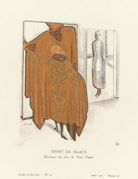 Effet de glace Manteau du soir de Paul Poiret 1920