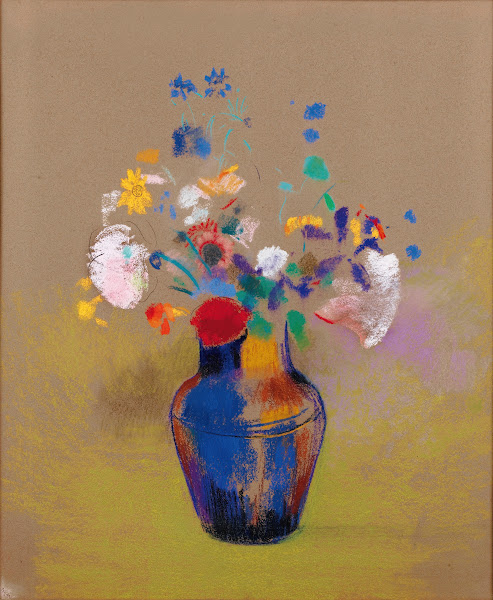 Fleurs Sur Fond Gris 1916