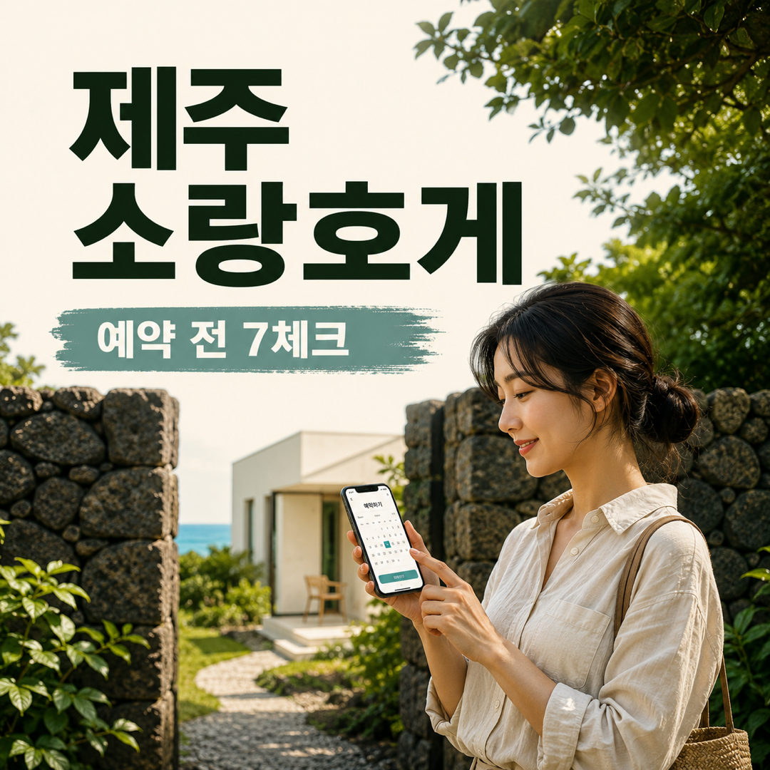 제주 소랑호게 예약 전 7체크 썸네일