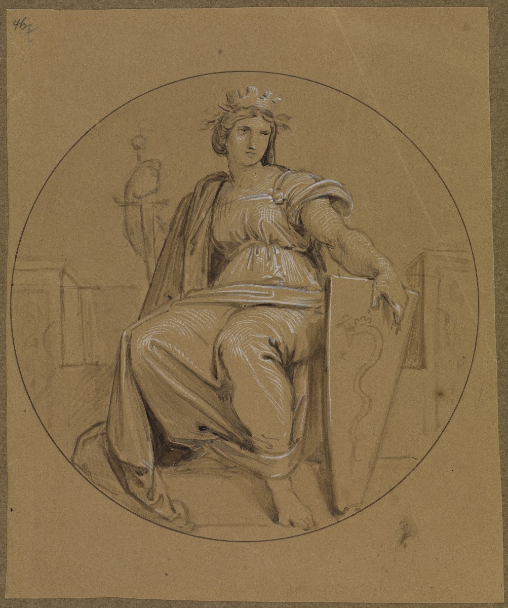 Allegorie der Stadt Mailand before 1842