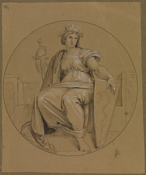 Allegorie der Stadt Mailand before 1842