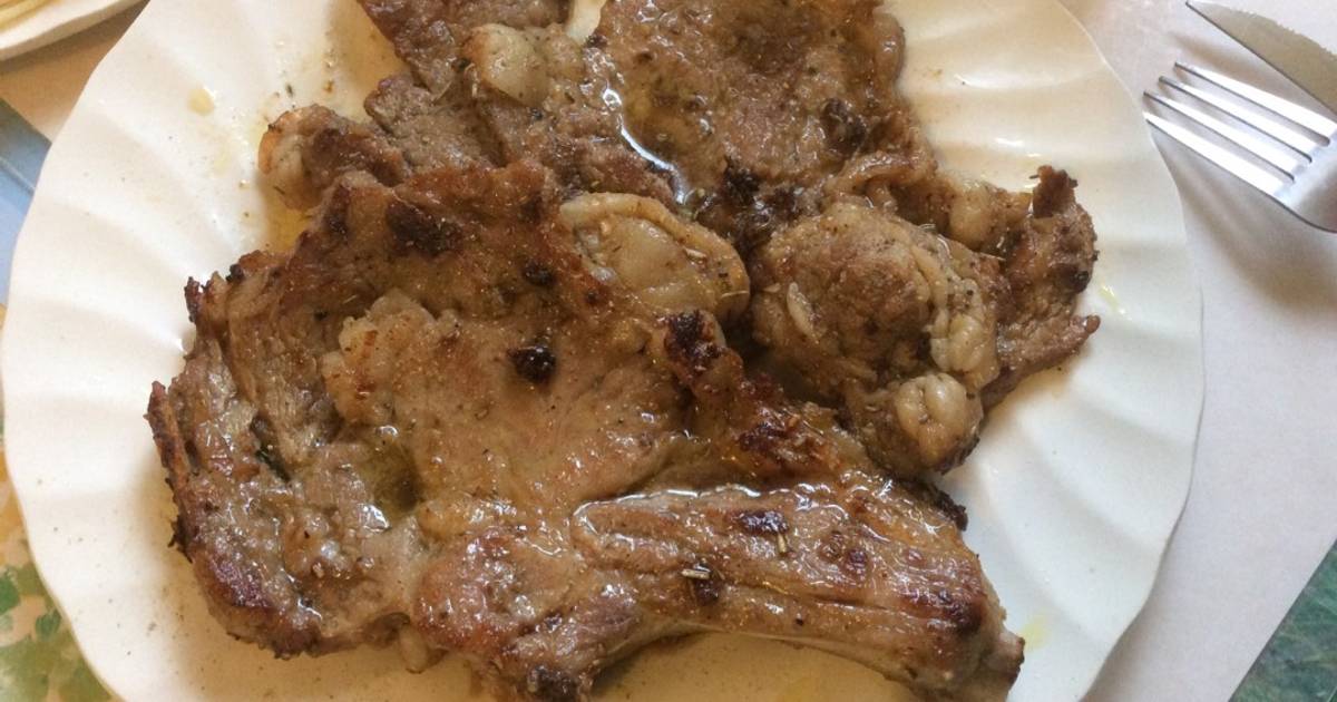 Côte de veau nướng (cốt lết bê)