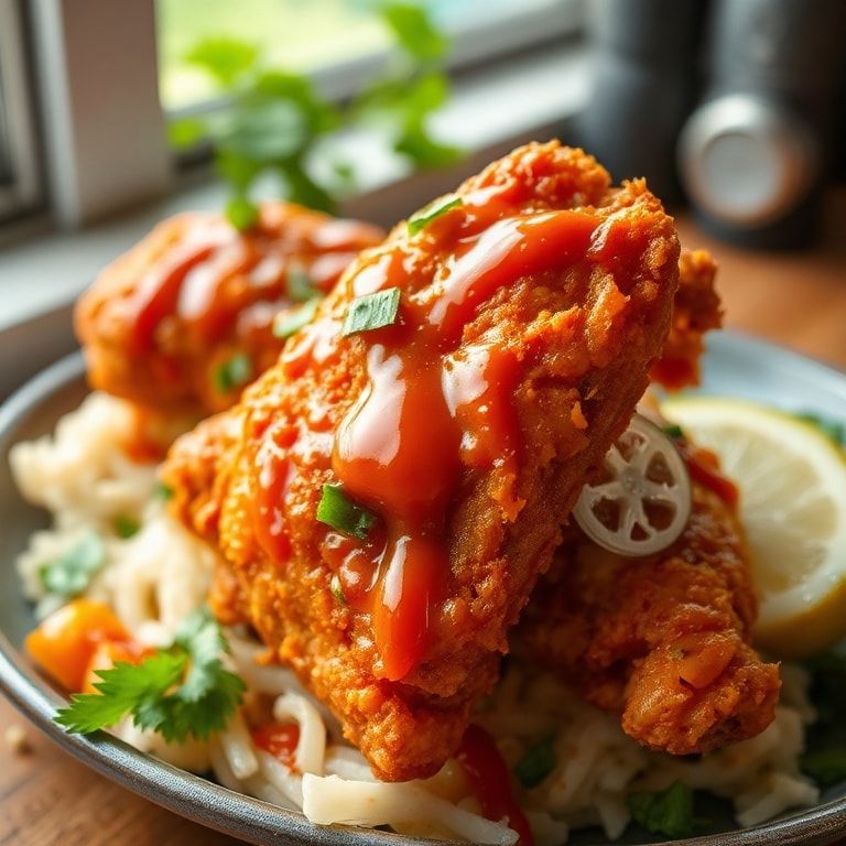 Crispy Air Fryer Sweet Chili Chicken Recipe: Quick, Crispy, Family‑Friendly Dinner finished