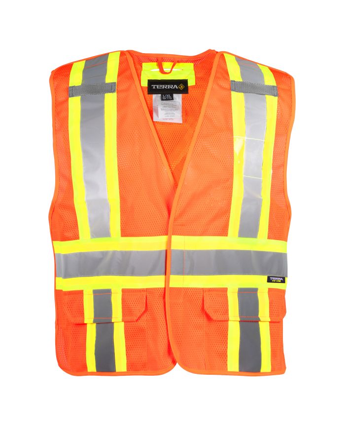 VESTE SECURITE MAILLE H.V. ORANGE
