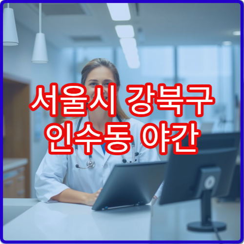 서울시 강북구 인수동 야간 내과 감기·소화불량 진료 병원