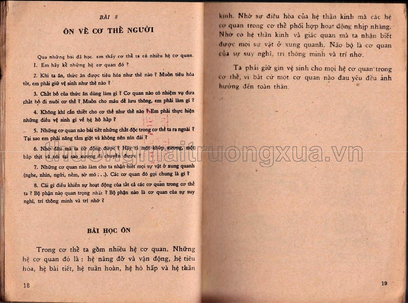 Khoa học thường thức lớp 4 phổ thông (1989) - Trang 10