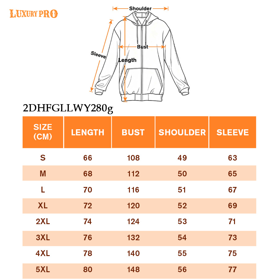 2D Waffle Full‑Zip Sweatshirt-280g