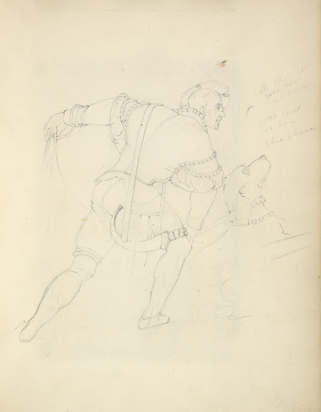 Man with dog 1840