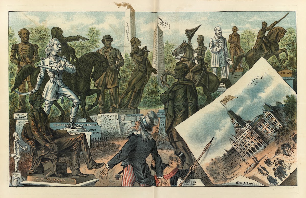 No more of those hideous monuments 1885