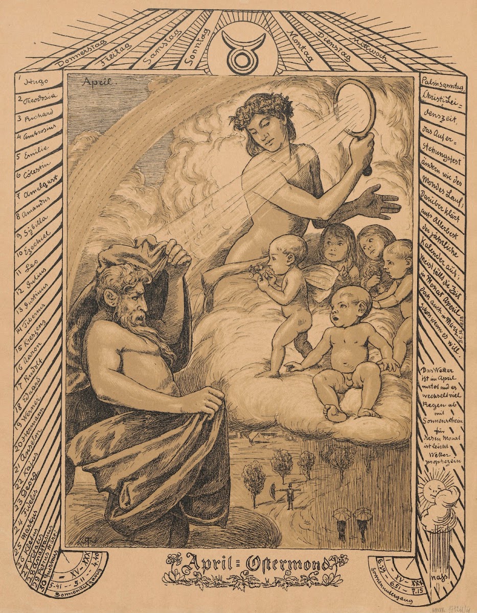 Allegory of April 1881 1901