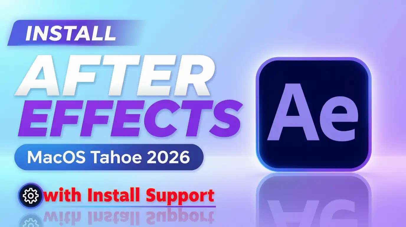 Adobe After Effects 2026 for Mac: Download, Install & Setup Guide | macOS Tahoe app thumbnail