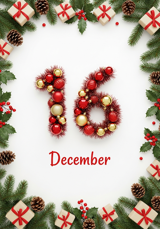 December 16 Christmas Ornaments