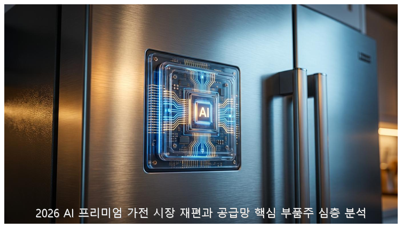 2026 AI 프리미엄 가전 시장 재편과 공급망 핵심 부품주 심층 분석 핵심 안내 및 분석 인포그래픽 (2)
