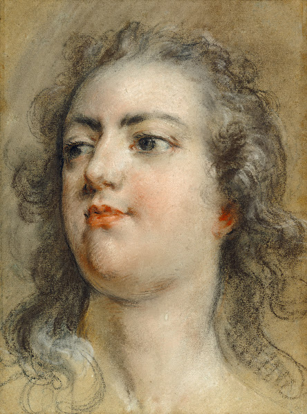 Head of King Louis XV about 1729