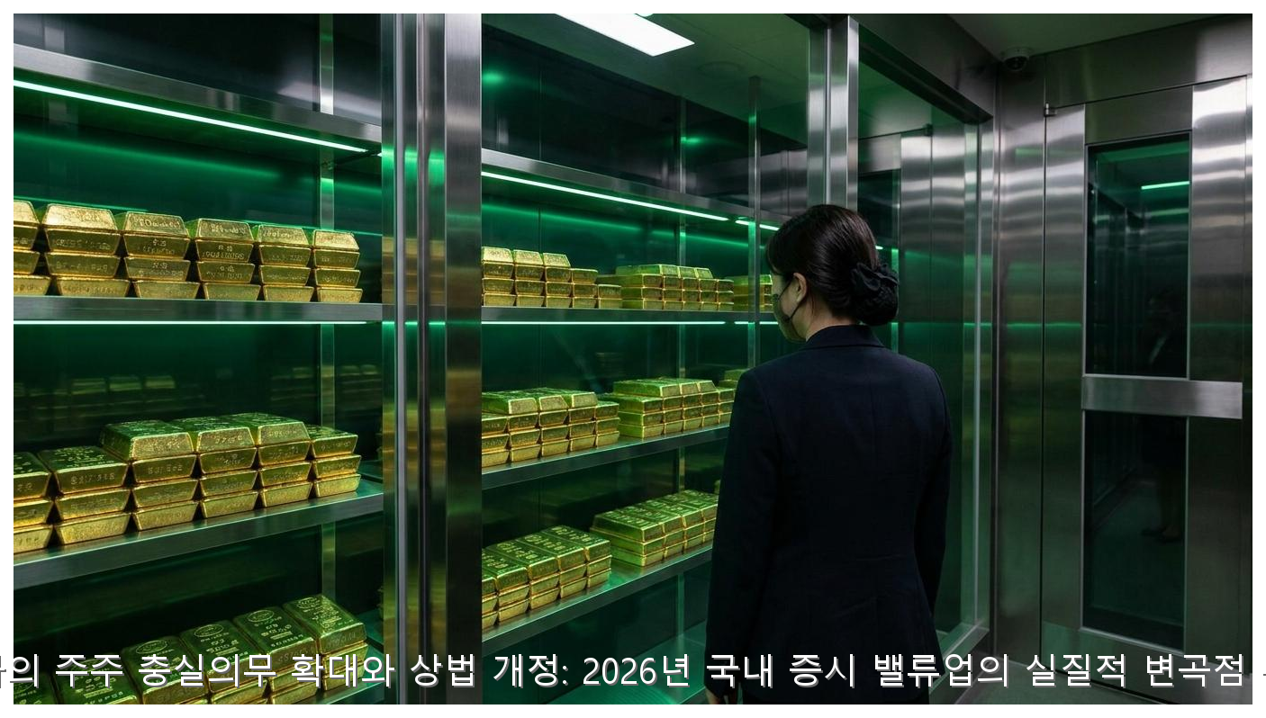 이사의 주주 충실의무 확대와 상법 개정: 2026년 국내 증시 밸류업의 실질적 변곡점 분석 핵심 안내 및 분석 인포그래픽 (6)