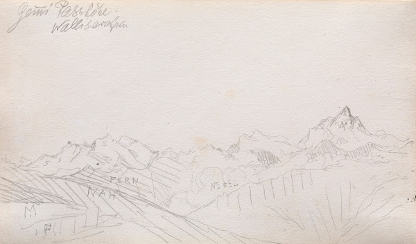 Gemmi Pass Valais Alps 1895