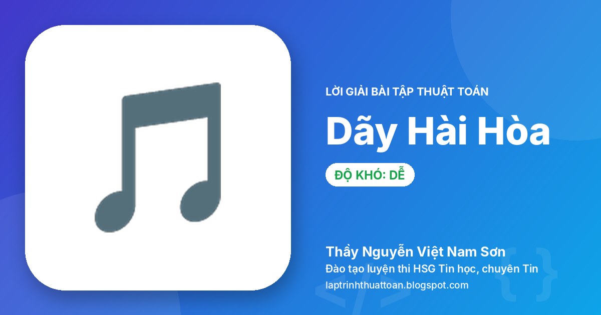 Dãy hài hòa