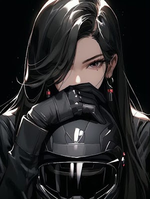 Anime Biker Girl Picture