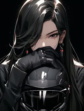 Anime Biker Girl Picture