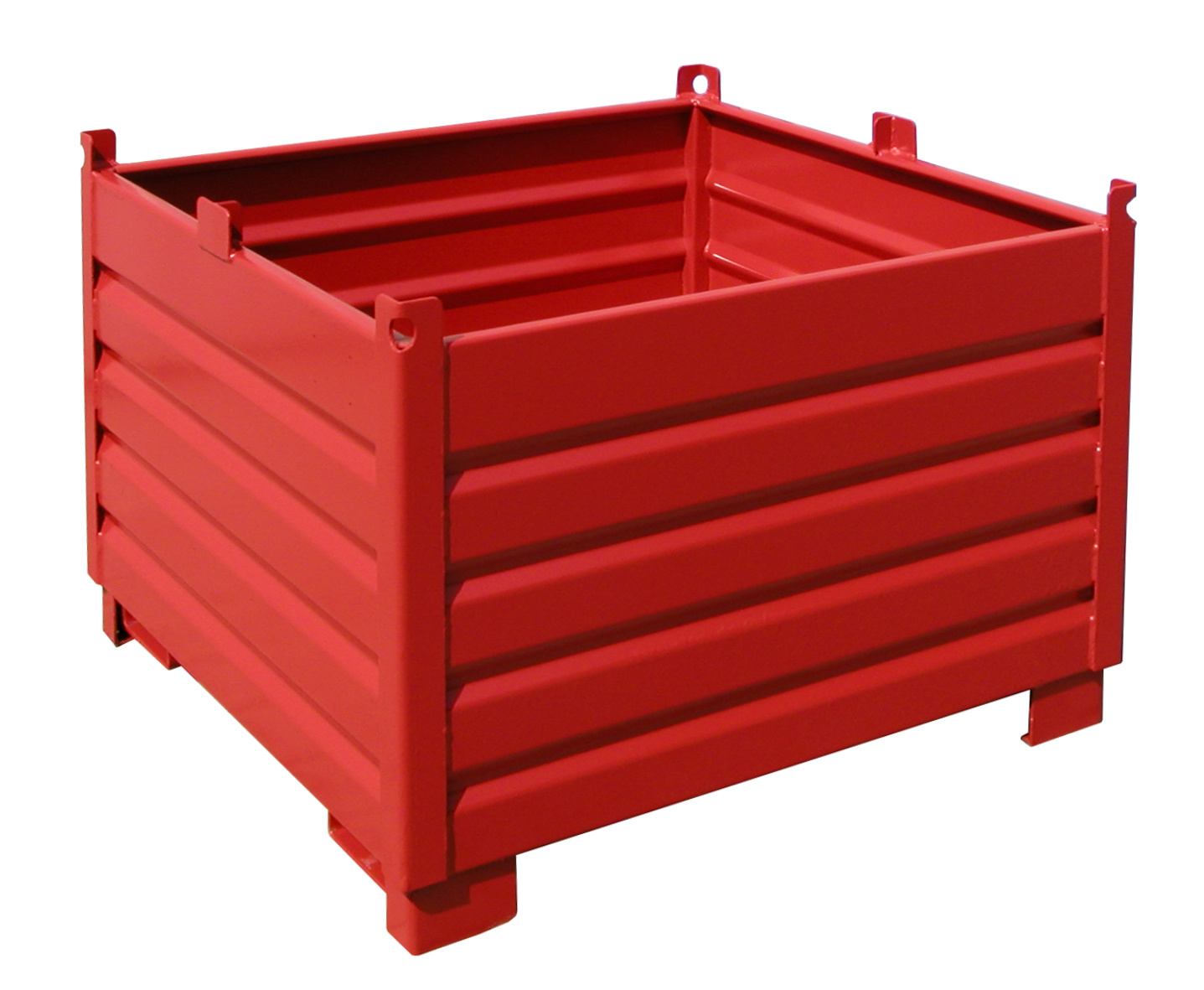 Verzamelcontainer-System SBS 1000, gelakt, Vuurrood