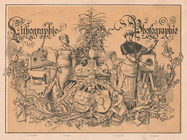 Lithographie photographie 1880 1890