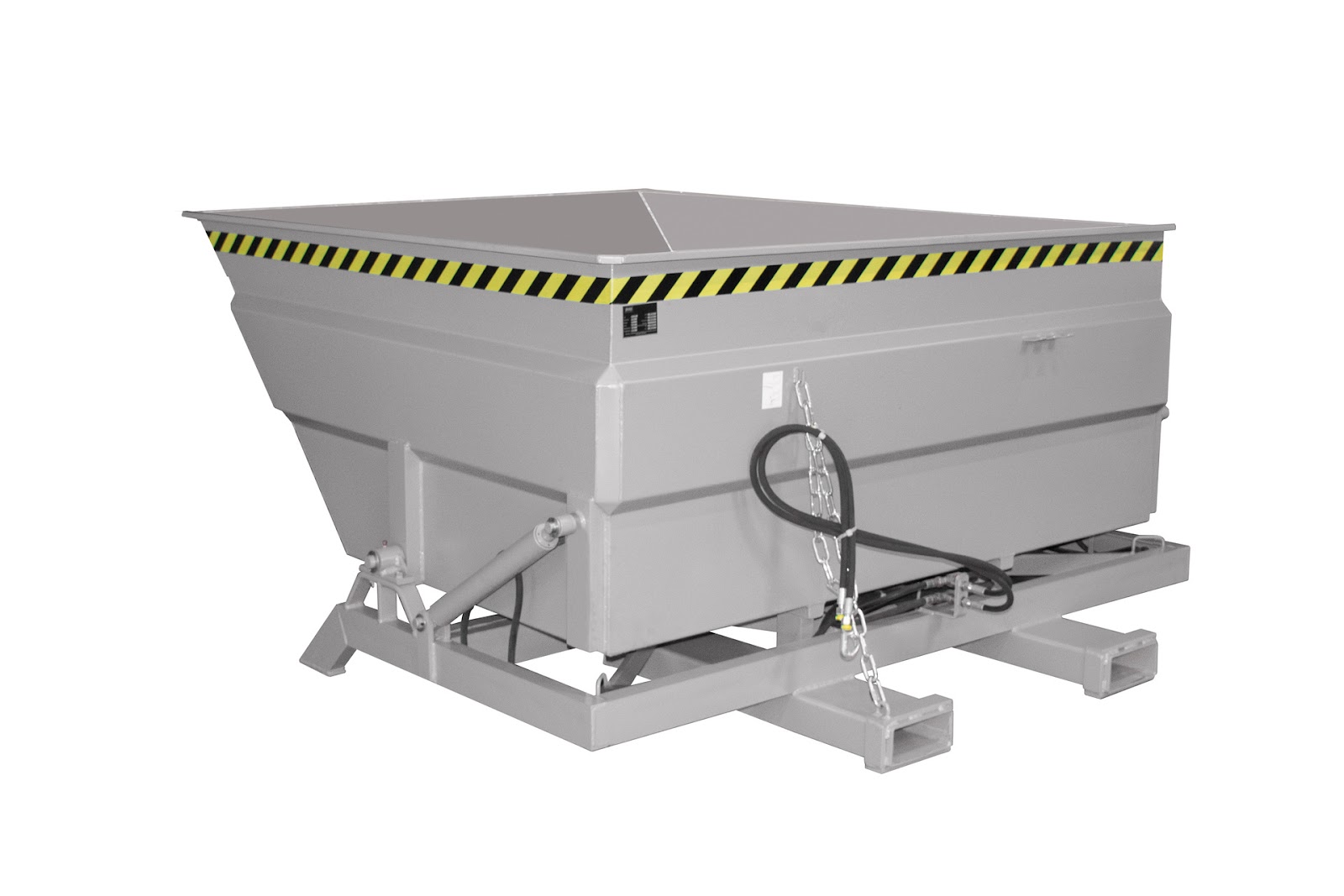 Kiepcontainer BKC-H 200, gelakt, Muisgrijs