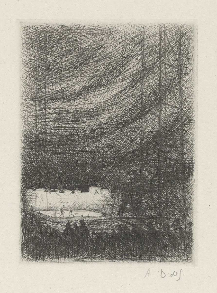 Tableau de la boxe illustré de 29 gravures à leau forte pl 33 1923