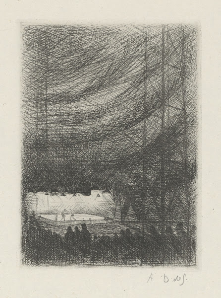 Tableau de la boxe illustré de 29 gravures à leau forte pl 33 1923