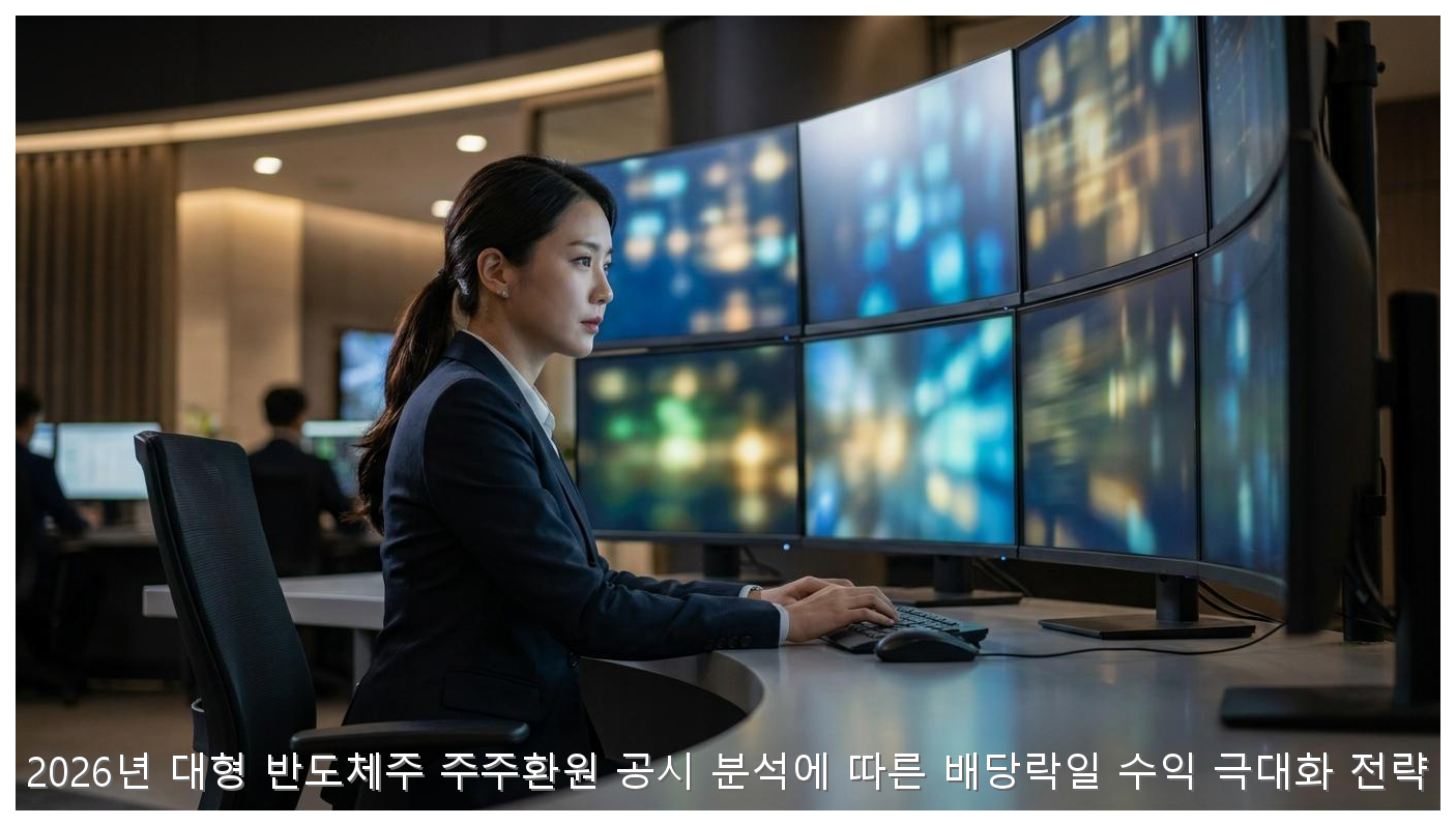 2026년 대형 반도체주 주주환원 공시 분석에 따른 배당락일 수익 극대화 전략 핵심 안내 및 분석 인포그래픽 (4)