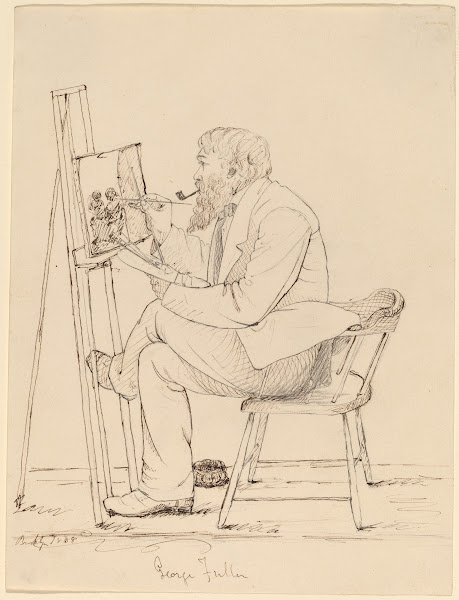Sketching  George Fuller 1858
