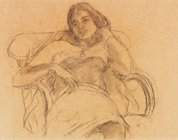 Exotic Woman in an Armchair 1925