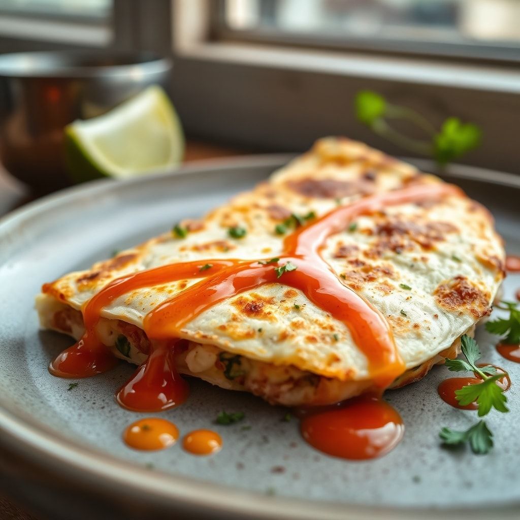 Easy Cheesy Mediterranean Quesadilla – 30-Minute Family Favorite finished