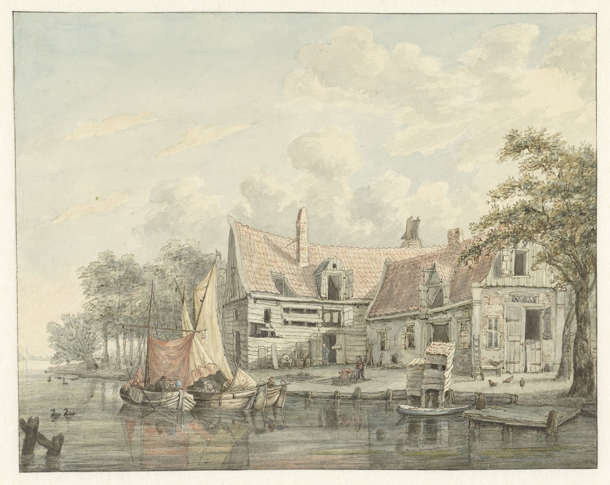 Boerenerf aan het water 1794   1863