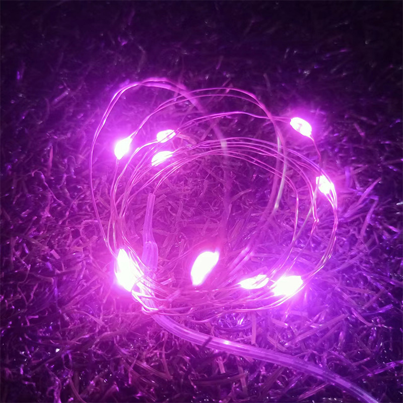 LED-Kupferdraht-Lichterkette mit Batteriebetrieb