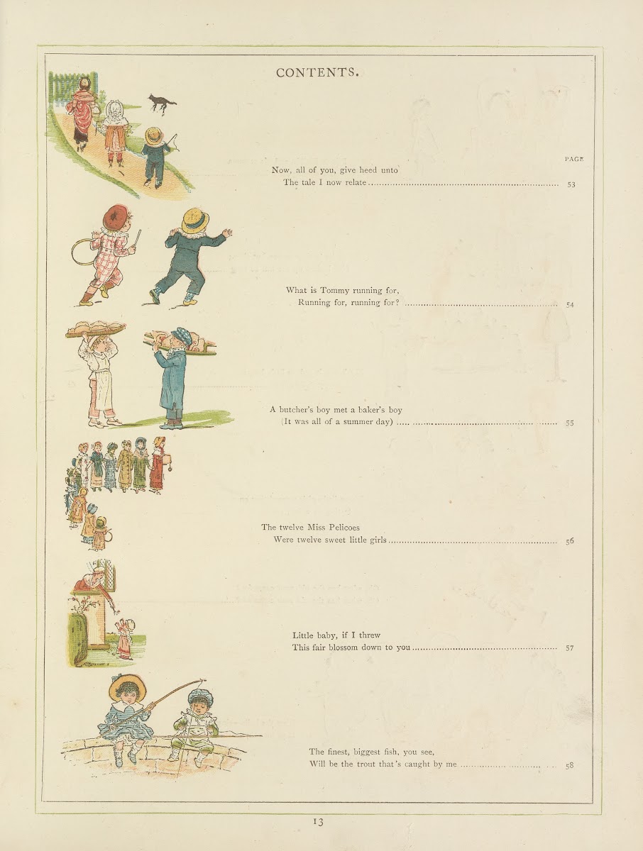 Under the window  pictures  rhymes for children Pl14 1878