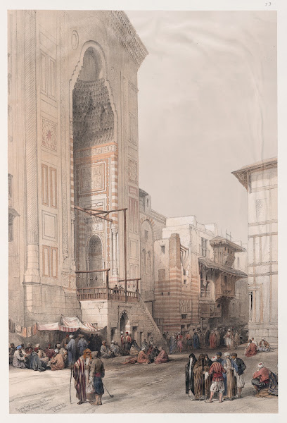 Grand entrance to the Mosque of the Sultan Hassan 1846 1849