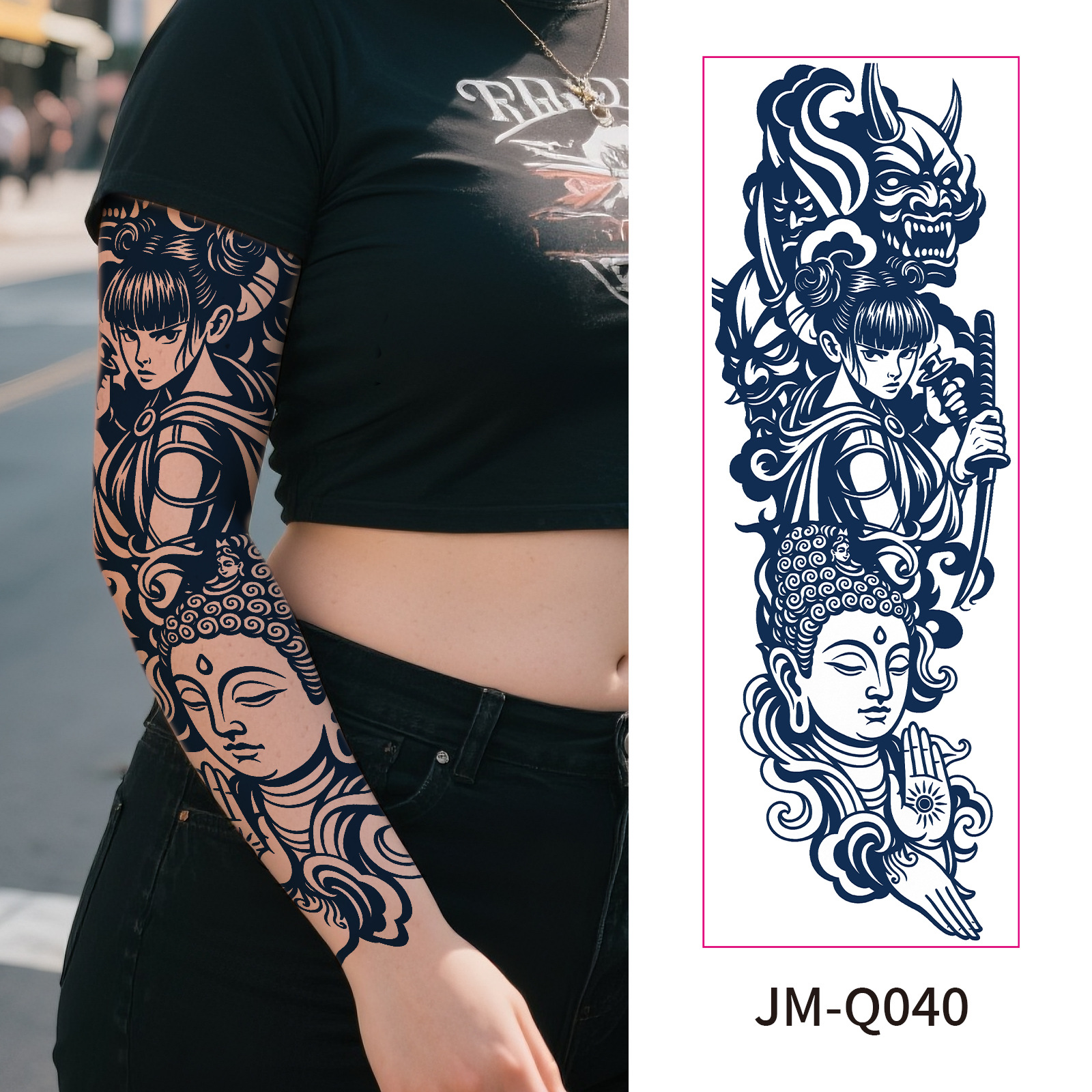 Temporäre Tattoo-Aufkleber, verschiedene Motive