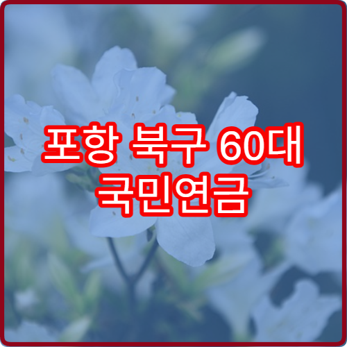 포항 북구 60대 국민연금 분할수령 2026 전략 정리