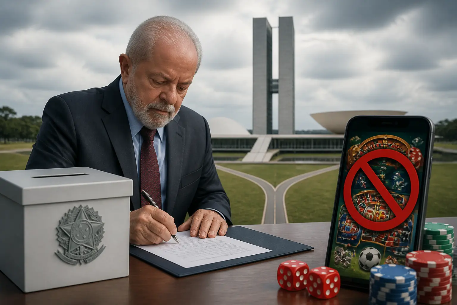 Editorial image for Brazilian President Lula Announces Online Gambling Ban Ahead of Election