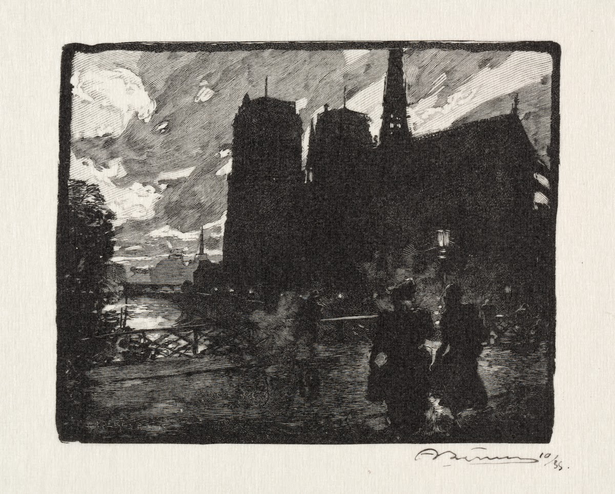 Notre Dame le Soir 1890