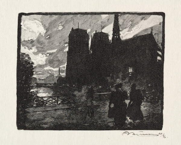 Notre Dame le Soir 1890