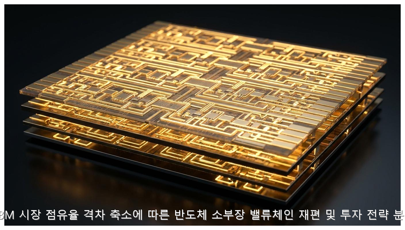 HBM 시장 점유율 격차 축소에 따른 반도체 소부장 밸류체인 재편 및 투자 전략 분석 핵심 안내 및 분석 인포그래픽 (3)