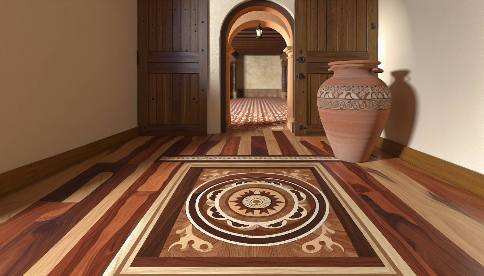 Custom Floor Inlays Elevate San Angelo Homes