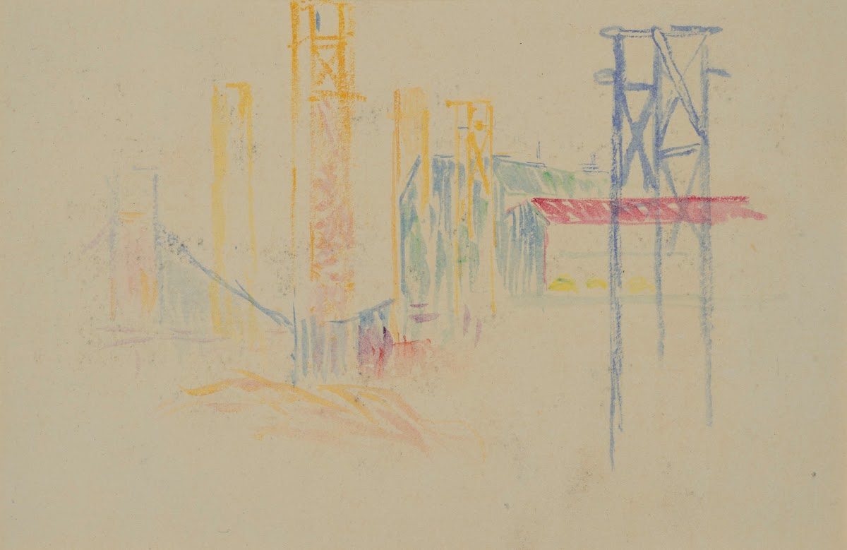 Étude pour Le Quai de Passy 1899