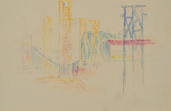 Étude pour Le Quai de Passy 1899