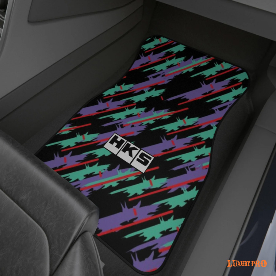 4-Piece Car Floor Mats, 2 Front Mats Included